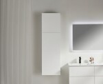 CERANO - Koupelnová skříňka vysoká Carole - bílá matná - 45x150x34 CER-431641