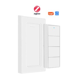 Chytré 4 kanálové tlačítko ZEMISMART ZigBee Bezdrátové