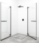 Sprchový kout obdélník 90x80 cm SAT TGD NEW SATTGDO9080C SATTGDO9080C