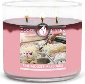 Goose Creek - Pink Mousse Milkshake Aromatická svíčka ve skle 411 g