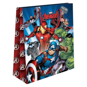 Dárková taška Avengers, velikost L (26x32 cm)