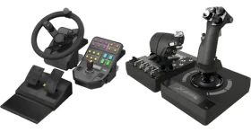 Logitech G Saitek Farm Sim Controller + G X56 HOTAS / Sada herních kontrolerů / 945-000062 + 945-000059 / PC