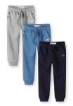 Tepláky chlapecké s elastickým pasem a stahovací šňůrkou 3pack Minoti 29FLEECE204 - 104/110 | 4/5let
