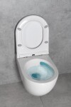 Bruckner - FULDA závěsná WC mísa, Vortex Rimless, 36x52,5cm, bílá 201.408.4