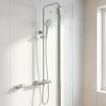 REA - Sprchová sada bez výtoku s termostatem Lungo Chrome REA-P6735