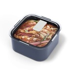 Monbento Svačinový box Monbento Savor 200 ml, modrá barva, plast