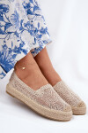 Dámské espadrilky 17392 béžové - Vincenza 38