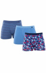 Pánské boxerky 3Pack 946/08 modrá mix - Cornette XXL