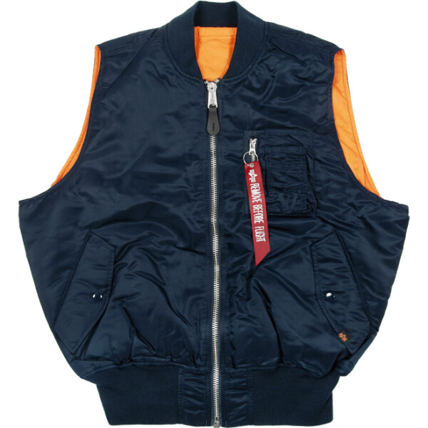 Alpha Industries Vesta MA-1 Vest Heritage rep. blue L