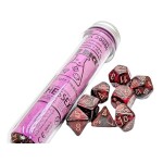 Sada kostek Lab Lustrous Gothic/Copper Polyhedral (CHX 30080) - 7 kusů