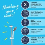 GROHE - Vitalio Joy Set sprchové hlavice, 3 proudy, tyče a hadice, chrom 27333000