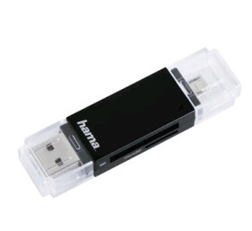 Hama Basic čtečka SD karet / USB-A / microUSB (181056)