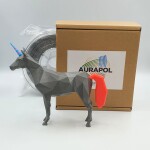 PLA filament stříbrný - tmavá šedá perleť  1,75 mm Aurapol 1kg