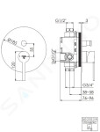 STEINBERG - 260 Baterie pod omítku pro 2 spotřebiče, bílá 260 2103 3 W