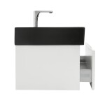 Koupelnová skříňka s baterií a umyvadlem SAT Evolution 1 58x30x44,8 cm bílá mat SATEVO60WMU2BBA SATEVO60WMU2BBA