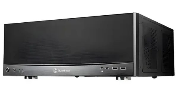 SilverStone SST-GD11B černá / HTPC skříň / ATX, SSI-CEB / 240mm chladič / bez zdroje / USB-C (SST-GD11B)