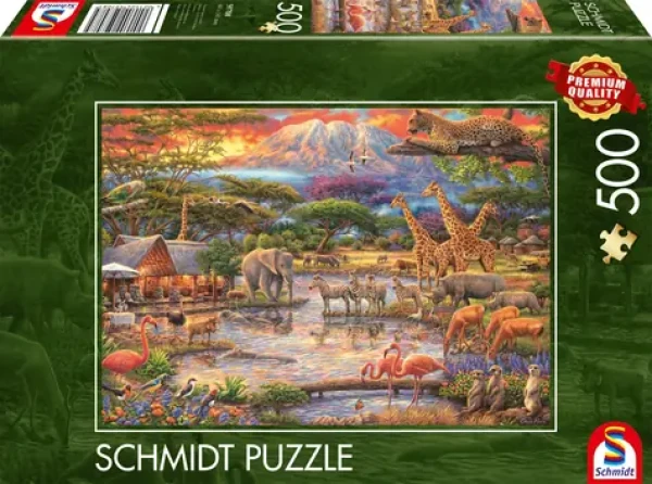 SCHMIDT Puzzle Ráj pod Kilimandžárem