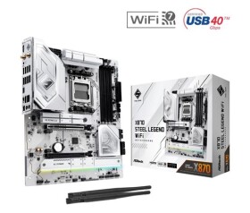 ASRock MB Sc AM5 X870 STEEL LEGEND WIFI, AMD X870, 4xDDR5, 1xHDMI, 2xUSB4, WI-FI EDF_380956