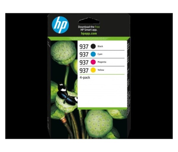 HP 937 CMYK Original Ink Cartridge 4-Pack (1,450 / 800 / 800 / 800 pages) EDF_556959