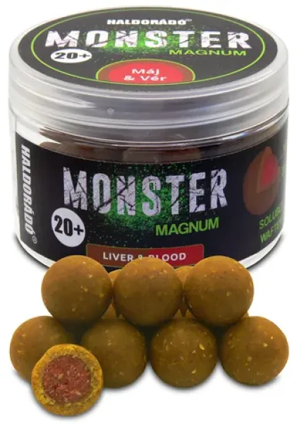 Haldorádó Pop-Up Boilies Monster Magnum 80g 20mm Krvavá játra (HD24207)
