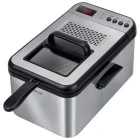 SENCOR SFR 8200SS stříbrná / Fritéza / 2200W / 3.2L / 110 - 190°C (8590669279456)
