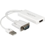 Renkforce RF-5234038 USB-C® / HDMI kabelový adaptér [1x USB-C® zástrčka - 1x HDMI zásuvka] černá stínění pletivem 0.15 m