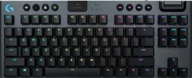 Logitech G915 TKL DE Tactile černá / bezdrátová herní klávesnice / Bluetooth / Lightspeed / RGB podsvícení (920-009496)