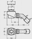 IDEAL STANDARD - Strada Odtoková souprava Domoplex, chrom K7814AA