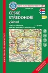 KČT 11České středohoří východ 1:50 000 / turistická mapa