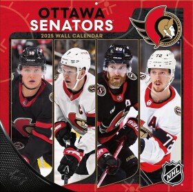 JF Turner Kalendář Ottawa Senators 2025 Wall Calendar