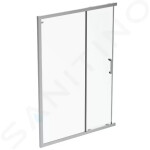 IDEAL STANDARD - Connect 2 Posuvné sprchové dveře, dvoudílné, 1000 mm, silver bright/čiré sklo K9262EO