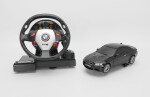 Mamido Autíčko na dálkové BMW M3 1:18 s volantovým ovládáním černé