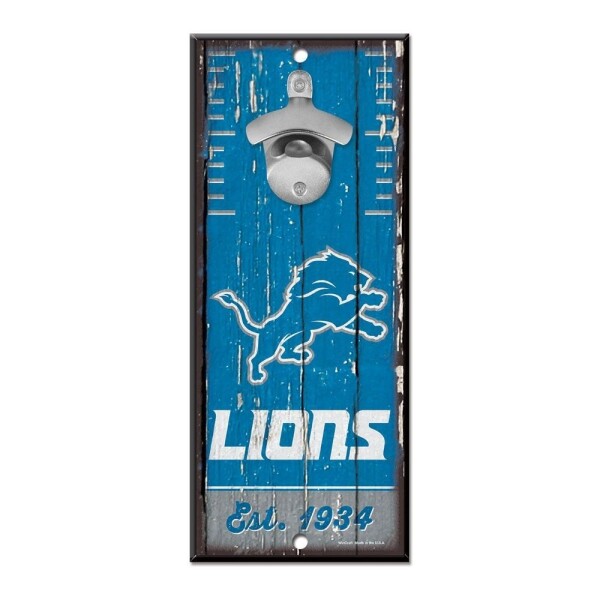 Cedule Detroit Lions NFL s otvírákem