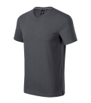 Action V-neck tričko pánské light anthracite M