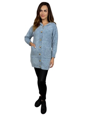 HOSH Kardigan Lior Velikost: L/XL, Barva: Modrá