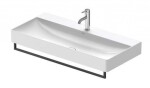 DURAVIT - Příslušenství Držák ručníku, délka 94 cm, matná černá 0031194600