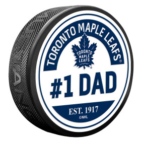 Mustang Puk Toronto Maple Leafs NHL #1 Dad Textured Puck