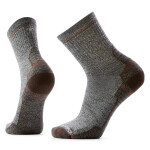 Unisex merino turistické ponožky SMARTWOOL Hike Light Cushion Mid Crew Socks, Ash/Charcoal velikost: 42-45 (L)
