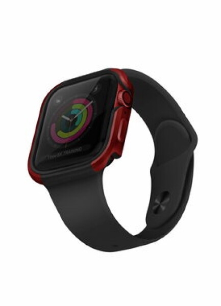 UNIQ case Valencia Apple Watch Series 4/5/6/SE 44mm. crimson red UNIQ-44MM-VALRED