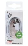 2GO bílá / Datový a nabíjecí kabel USB - Lightning / 1 m (795781)