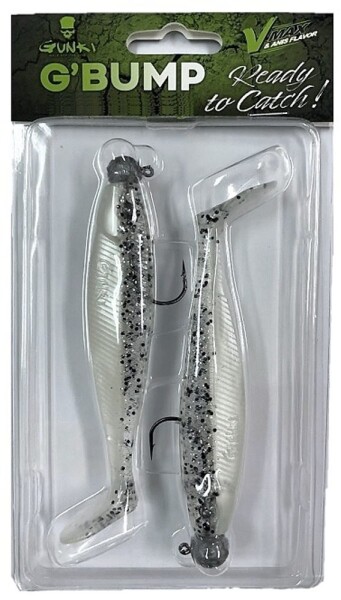Gunki Gumová nástraha G Bump Ready To Catch Salt&Pepper 2ks,Gunki Gumová nástraha G Bump Ready To Catch Salt&Pepper 2ks