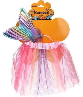 Set karneval W026076 - mořská panna barevná