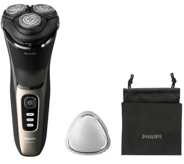 Philips S3242/12 / Holící strojek / Pánský / Na vousy a obličej / Mokré a suché holení / Doba provozu: 60 minut (S3242/12)