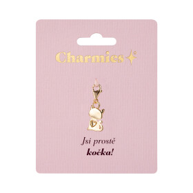 Zlatý přívěsek kočky - Jsi prostě kočka - Albi