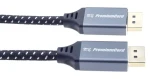 PremiumCord DisplayPort 1.4 přípojný kabel M-M 1 m / Video kabel / 8K 60Hz / kovové krytky / zlacené konektory (kport10-01)