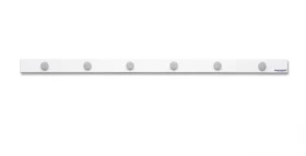 Lišta Magnetoplan s 6-ti magnety, samolepící 1 m bílá