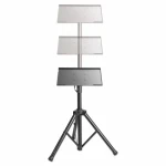 Manhattan Stojan s trojnožkou pro monitor a projektor / Stojan / výška 1080-1780 mm / nosnost 15 kg / VESA 100x100 (461788)