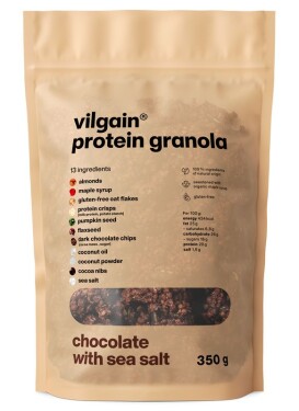 Vilgain Protein Granola – 3× čokoláda s mořskou solí 350 g