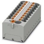 Phoenix Contact 3273900 blok rozvaděče 64.8 mm pružinová svorka šedá 8 ks