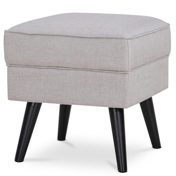 Taburet, krémová látka, nohy buk